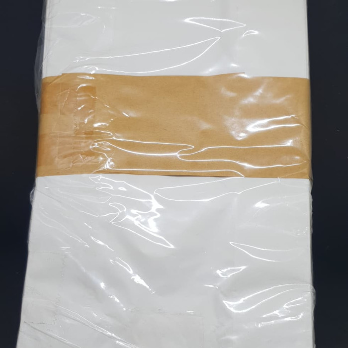 

TERBARU paper bag besar - kantong kertas PUTIH untuk roti, fried chicken dll