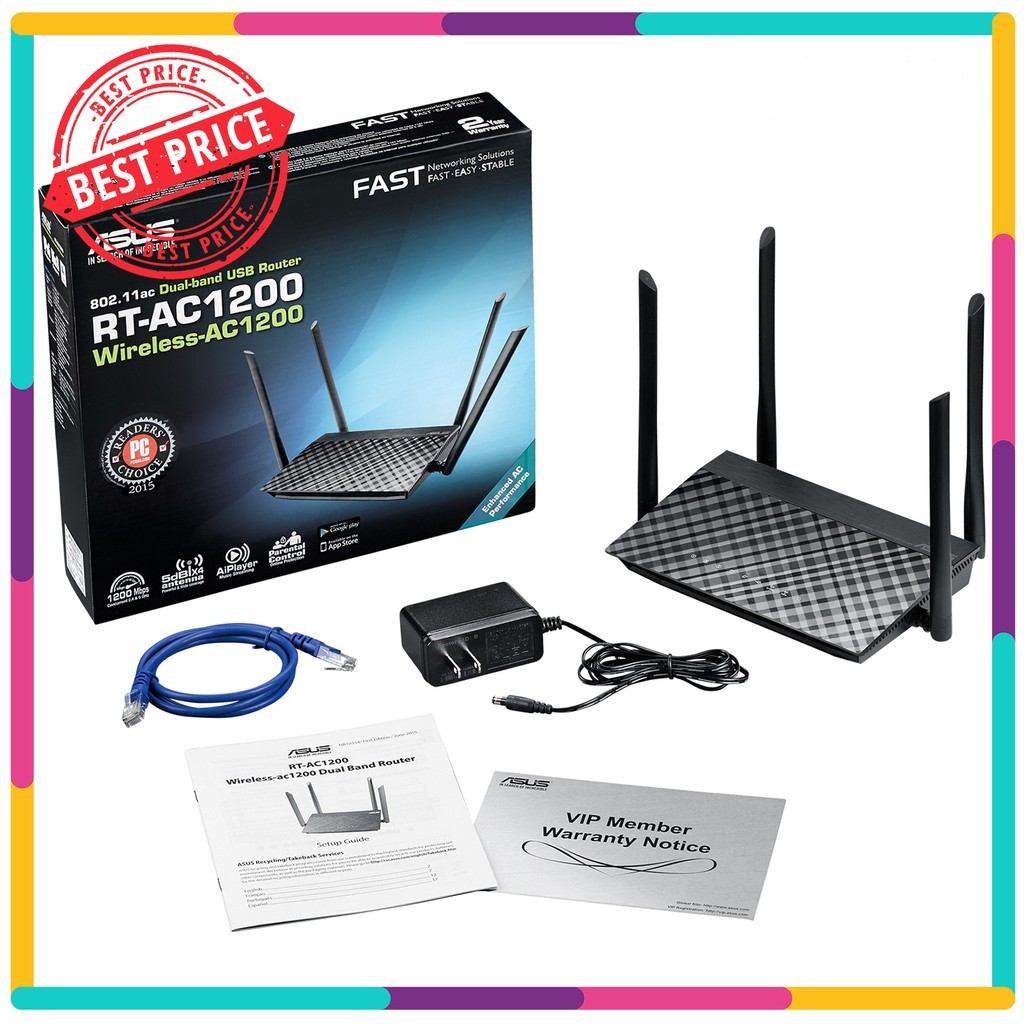 ASUS ROUTER WIRELESS AC 1200
