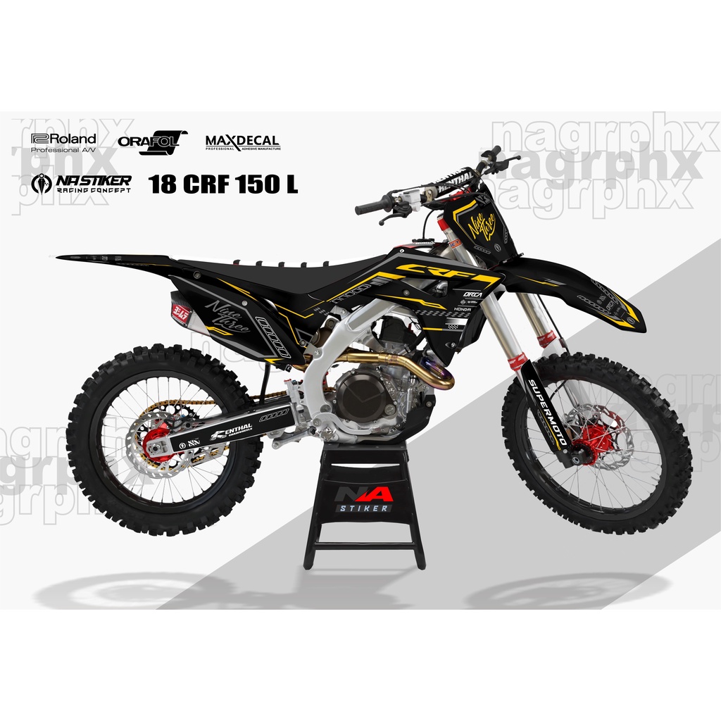 DECAL CRF FULL BODY KUNING CRF-18