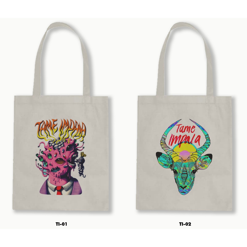 TOTE BAG BLACU - TAME IMPALA