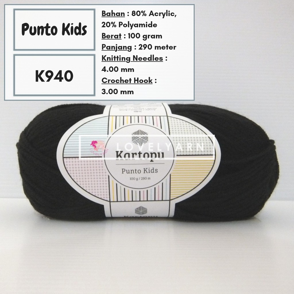 Benang Rajut Kartopu Punto Kids - K940