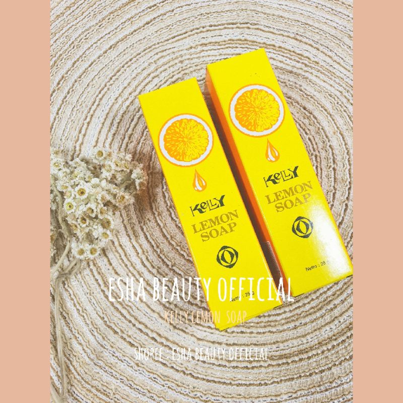 KELLY LEMON SOAP 25 GRAM SABUN CUCI MUKA