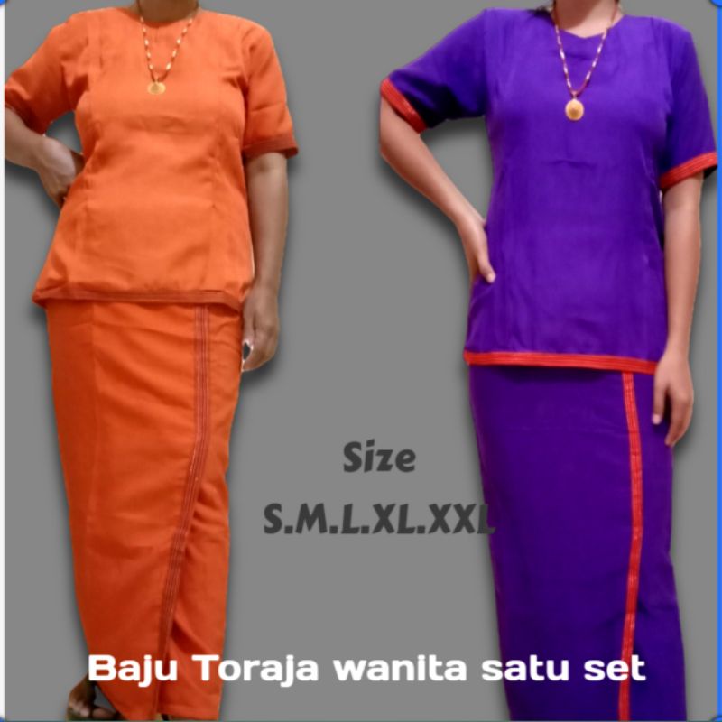 baju toraja wanita//baju toraja wanita set//baju toraja