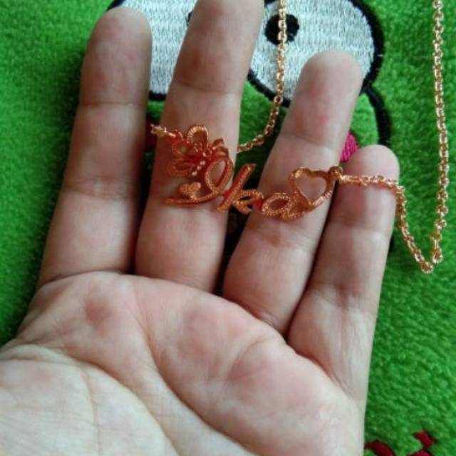 kalung nama xuping