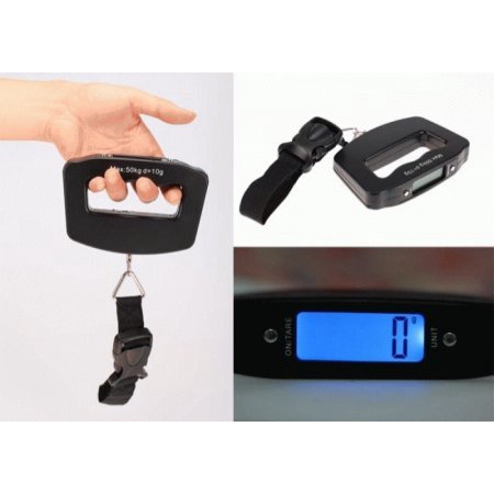 Electronic Luggage Scale Hanging Portable Travel Elektronik Timbangan