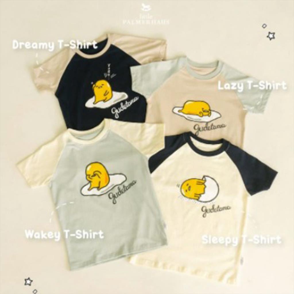 Lazy Little Palmerhaus T-Shirt Gudetama Kaos Anak