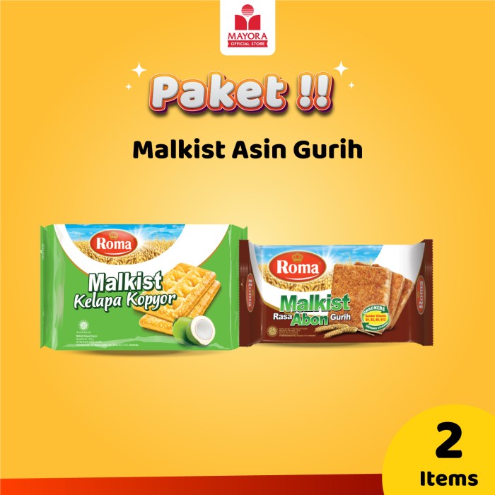 

504Oekho Paket Malkist Asin Gurih 6J477iyfi