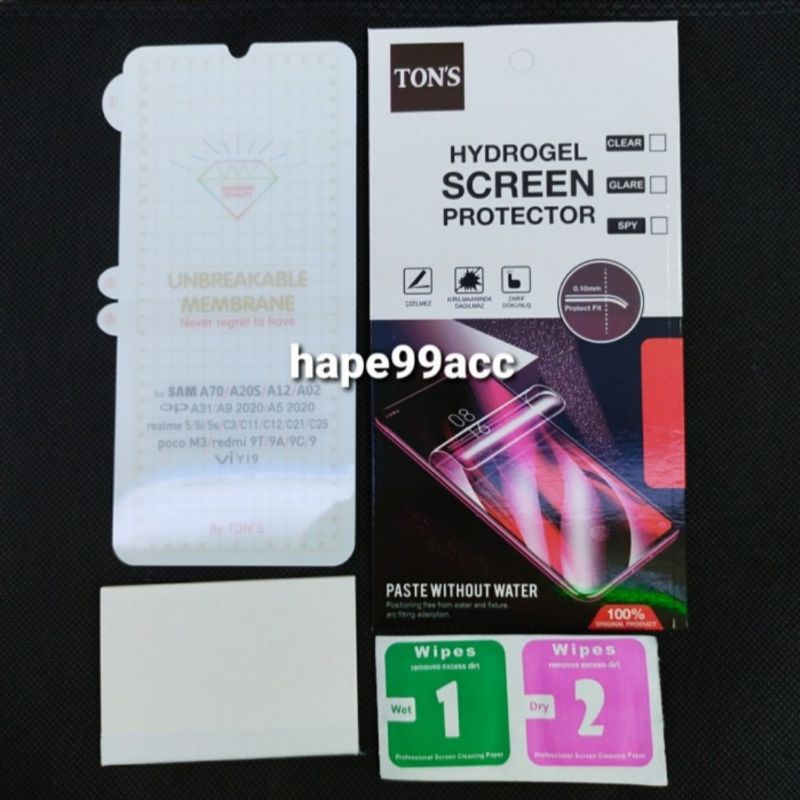 Realme Narzo 50A Narzo 50i anti gores hydrogel clear screen protector