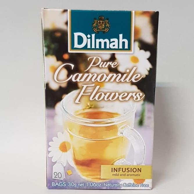 

[ COD ] DILMAH Pure Camomile Flowers 20 bags 30 gr KOMPLIT Kode 239