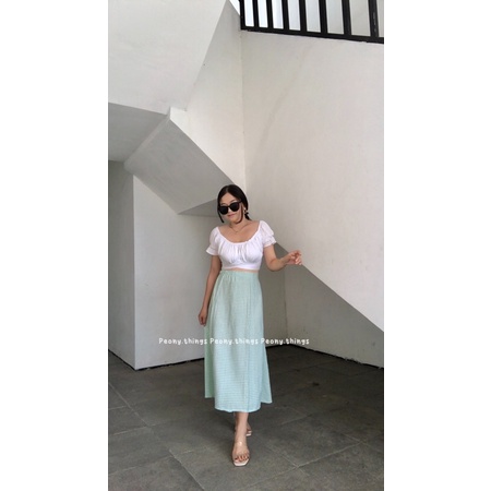Leora Skirt // Rok Wanita-Kotak mint