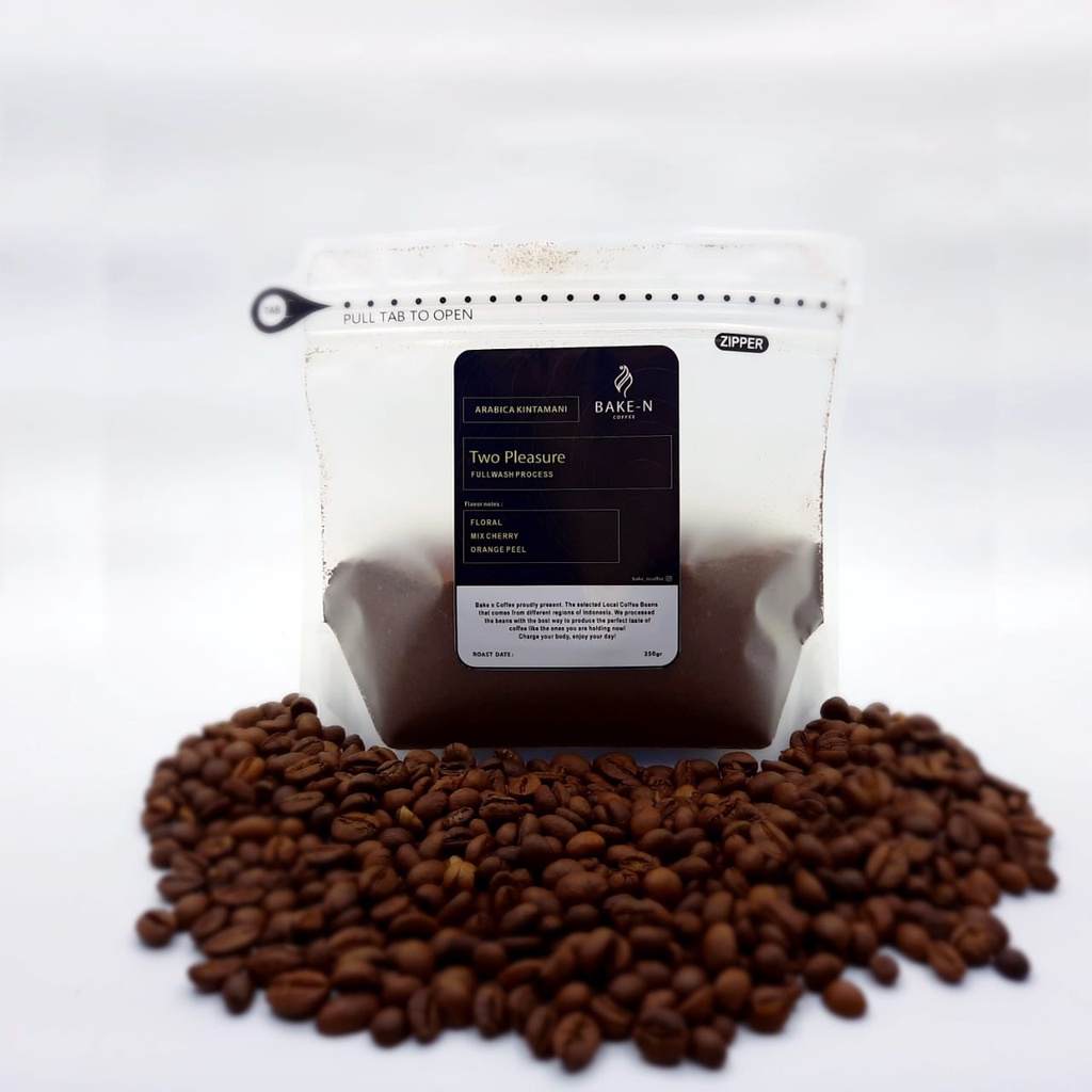 

Kopi Arabika Bali Kintamani Full wash 250 Gr | Bake-N Coffee Two'Pleasure