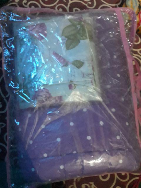 Set Bedcover Komplit | Katun Lokal Premium | Ukuran Double (140,160,180,200)