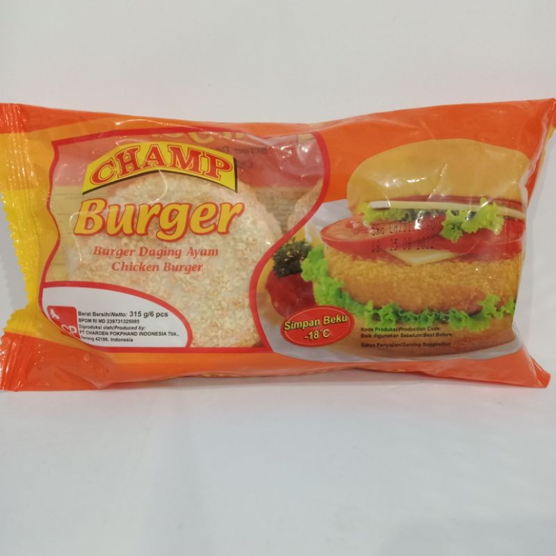 

CHAMP BURGER AYAM 315g