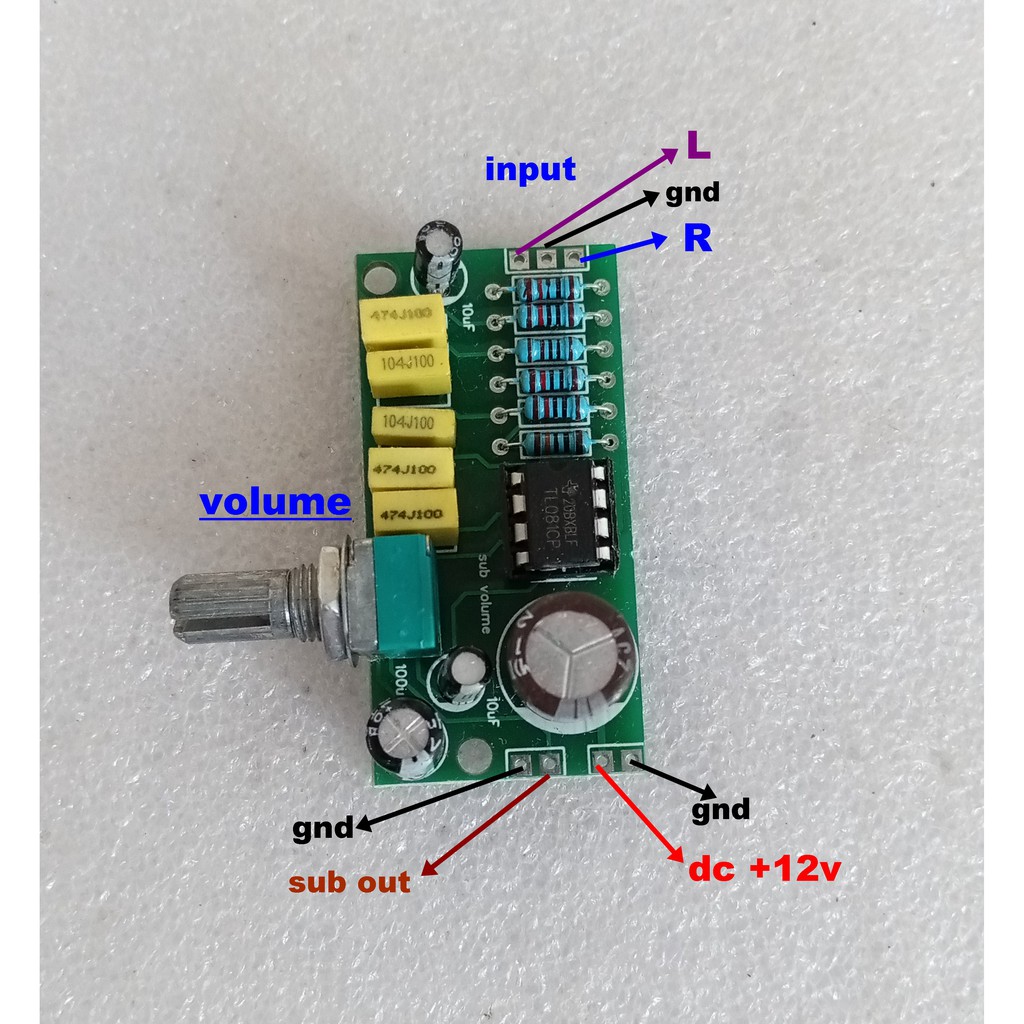 Modul Subwoofer TL081