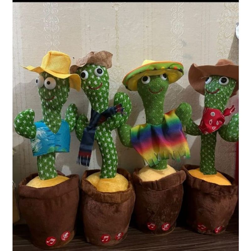 New Mainan Dancing cactus Kaktus JOGET. kaktus Menari Dancing Kaktus