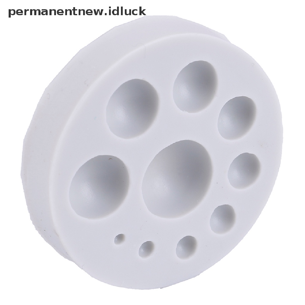 Cetakan Kue / Sabun / Permen / Cokelat / Es Bentuk Bulat Bahan Silikon