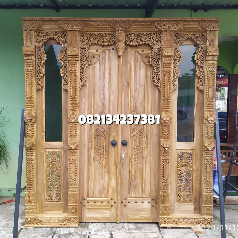 TERLARIS Pintu Jati Minimalis | Gebyok Minimalis | Gebyok Relief Minimalis | Gebyok Ukir Jepara