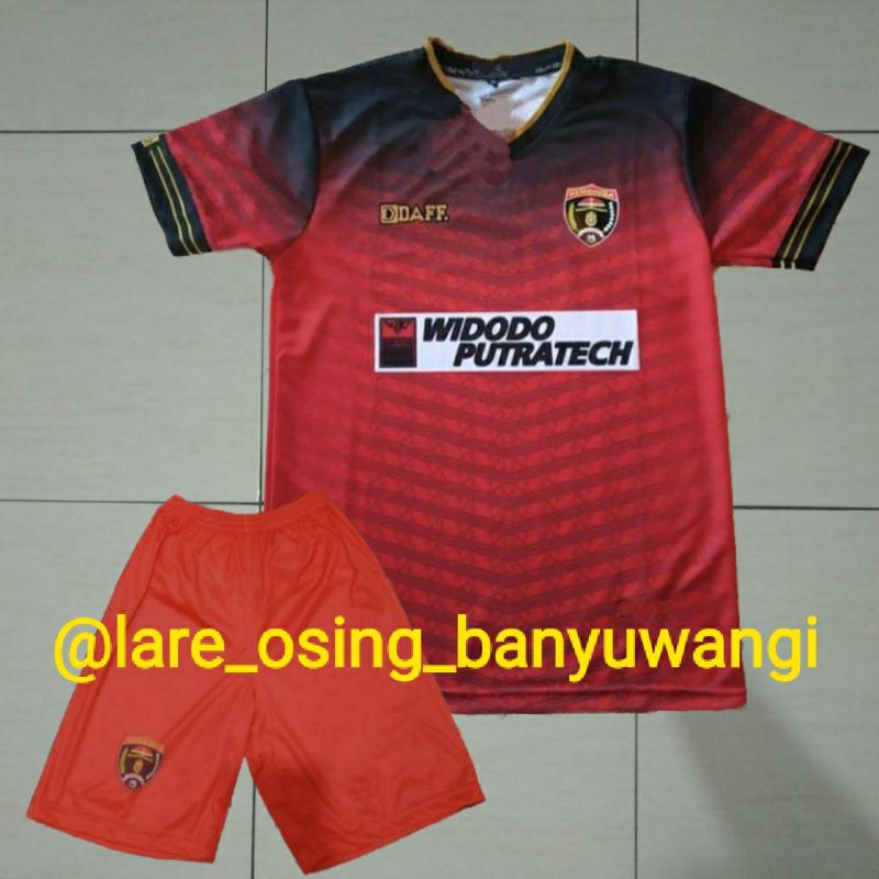 SETELAN DEWASA PERSINGA NGAWI 2019 HOME MERAH JERSEY CELANA LIGA 2 TERBARU PRINTING