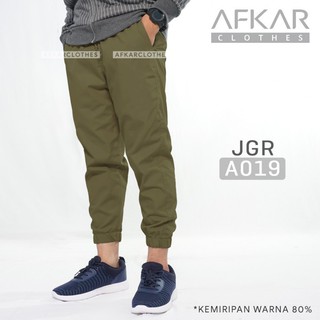  Celana  Sirwal Jogger Pria  Afkar Clothes JGR Celana  