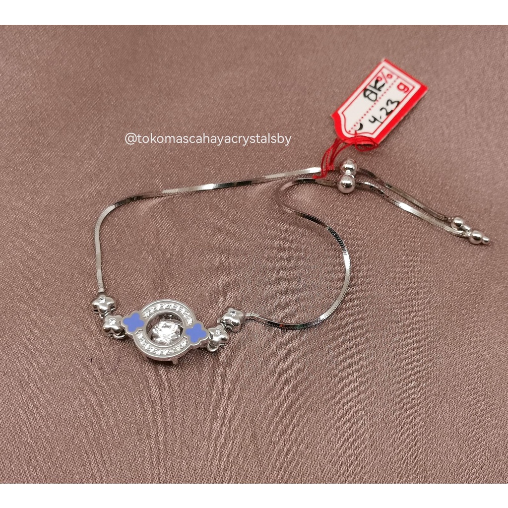 Gelang Serut Dancing Stone Emas Kadar 8k 37.5% 375