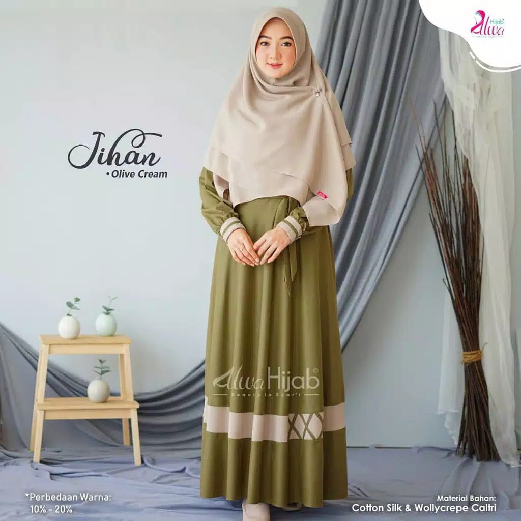 DISKON - JIHAN SYARI - FLOTTILICIOUS / DRESS MUSLIM / GAMIS MUSLIM / GAMIS MURAH / GROSIR BAJU ONLINE