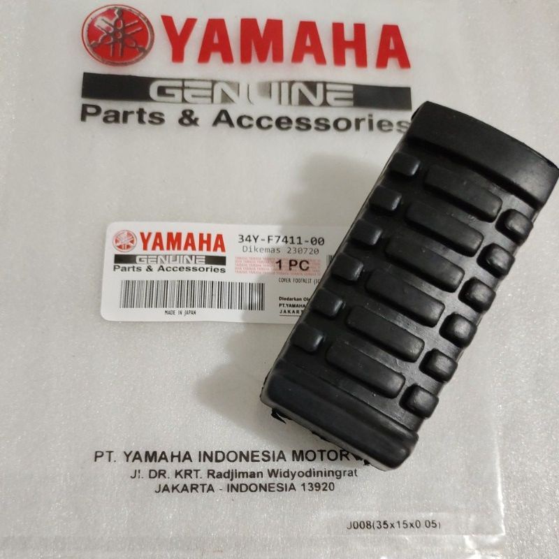 Karet Step Footstep Barstep Depan Yamaha Alfa RX King Cobra RXS Sigma Force 1