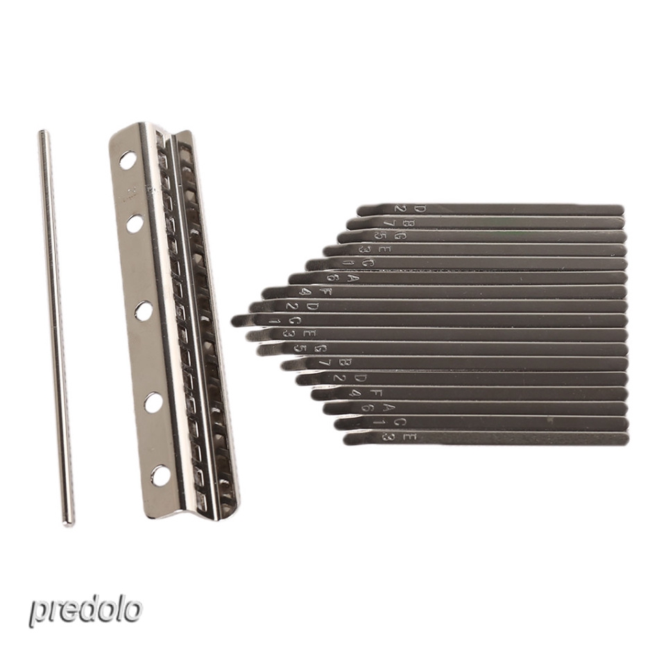 HOT☞[READY STOCK]WINLY Thumb Piano Bridge Alat Musik Piano Jari Kal  Set Kit For Kalimba DIY Replacement Parts Kalimba 17 Kunci Piano Pengganti Bahan Metal Alat Musik Piano Jari Kalimba 17 Kunci