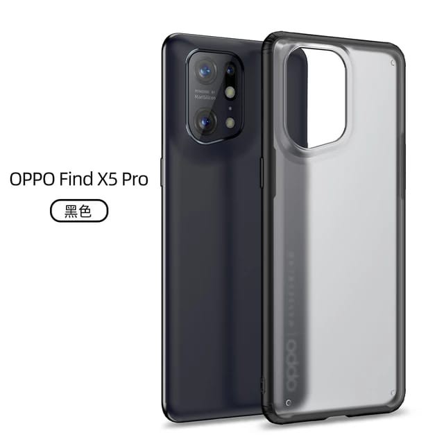 OPPO FIND X5 PRO 5G SOFT CASE FROSTED TRITONE SERIES ORIGINAL