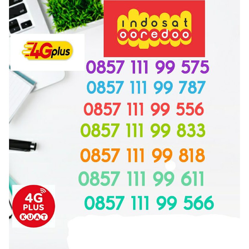 kartu perdana Indosat nomer cantik kembar & mudah di ingat murah