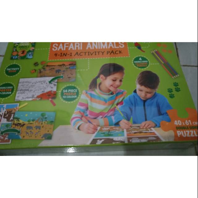 safari animals 4in1 factivity