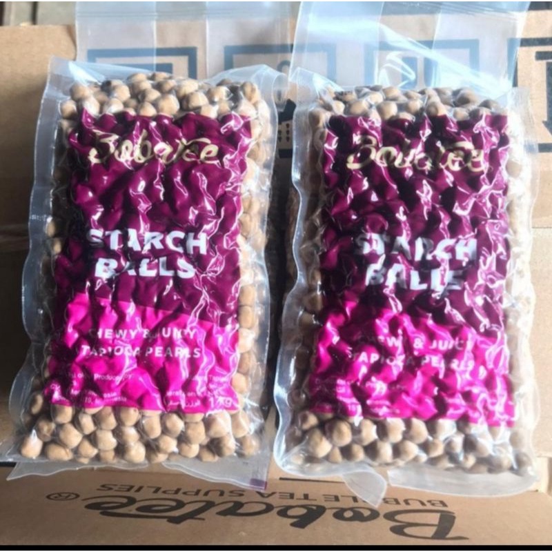 

Bobatee 1kg - Bubble Tapioca Pearl / Boba Topping Minuman
