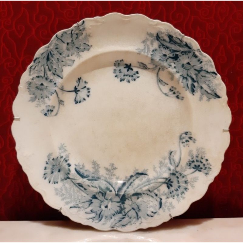 Piring Hiasan Dinding Eropa Retak Seribu J & Meakin England