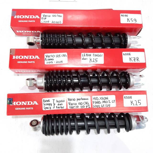 Shockbreaker BEAT KARBU FIVARIO 125 Techno 125 led  vario 150 led HONDA ORIGINAL belakang ORI