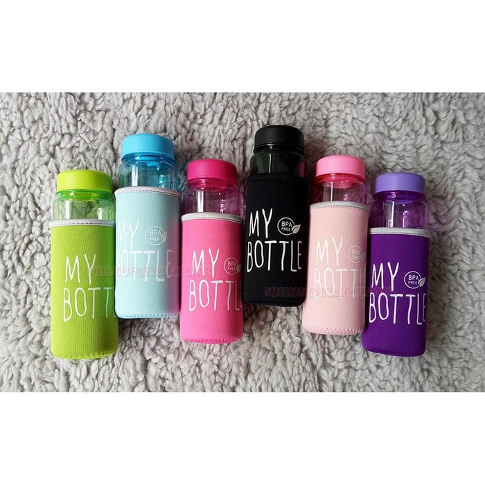 BOTOL MINUM MY BOTTLE 500ML FREE POUCH BUSA