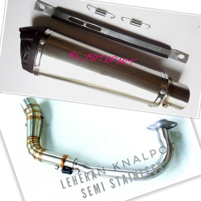 Knalpot TR1 Trioval Polos Vario Old 125/NEW 150 Fi Esp/PCX
