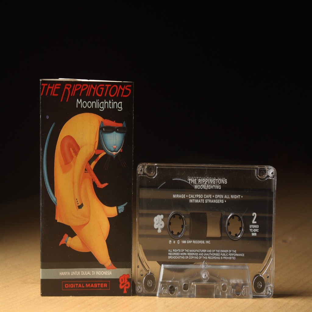 kaset pita jazz the rippingtons - moonlighting