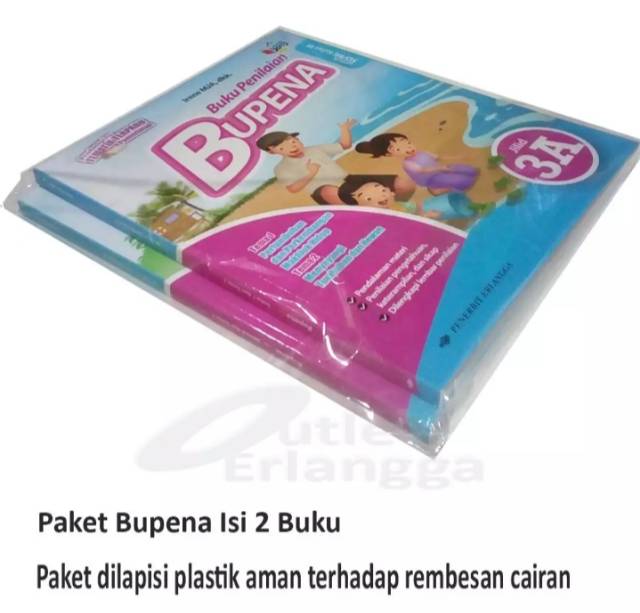 Buku teks penilaian BUPENA k13 Erlangga kelas 3A dan 3B semester 1