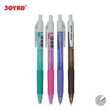 ( Ecer 1 Pen ) JOYKO - BALLPOINT GEL - PULPEN / PENA JEL / PEN GEL TINTA / BALL PEN