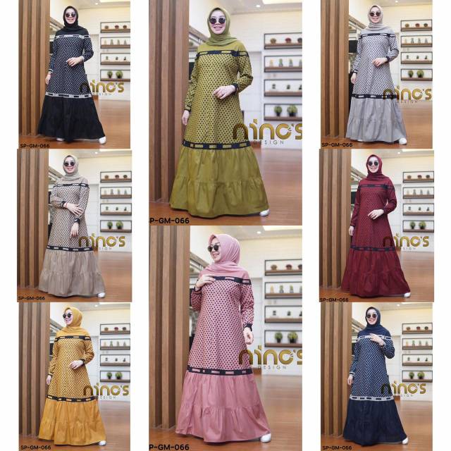 Gamis ninos polka 066