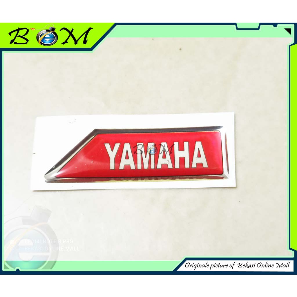 Sticker stiker Logo timbul yamaha f1zr fizr fiz r merah