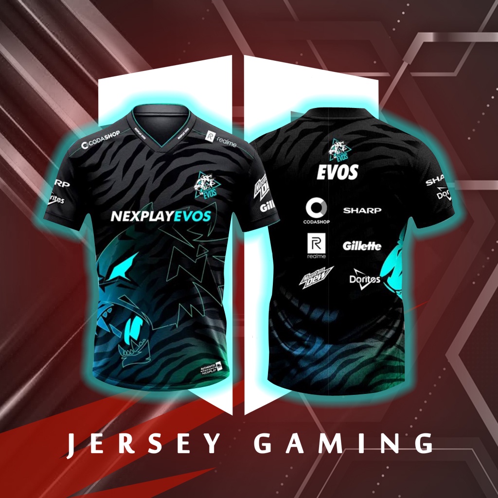 Jersey Kaos Nexplay Evos PH M3 Custom Nama dan Logo Gratis Terbaru 2022