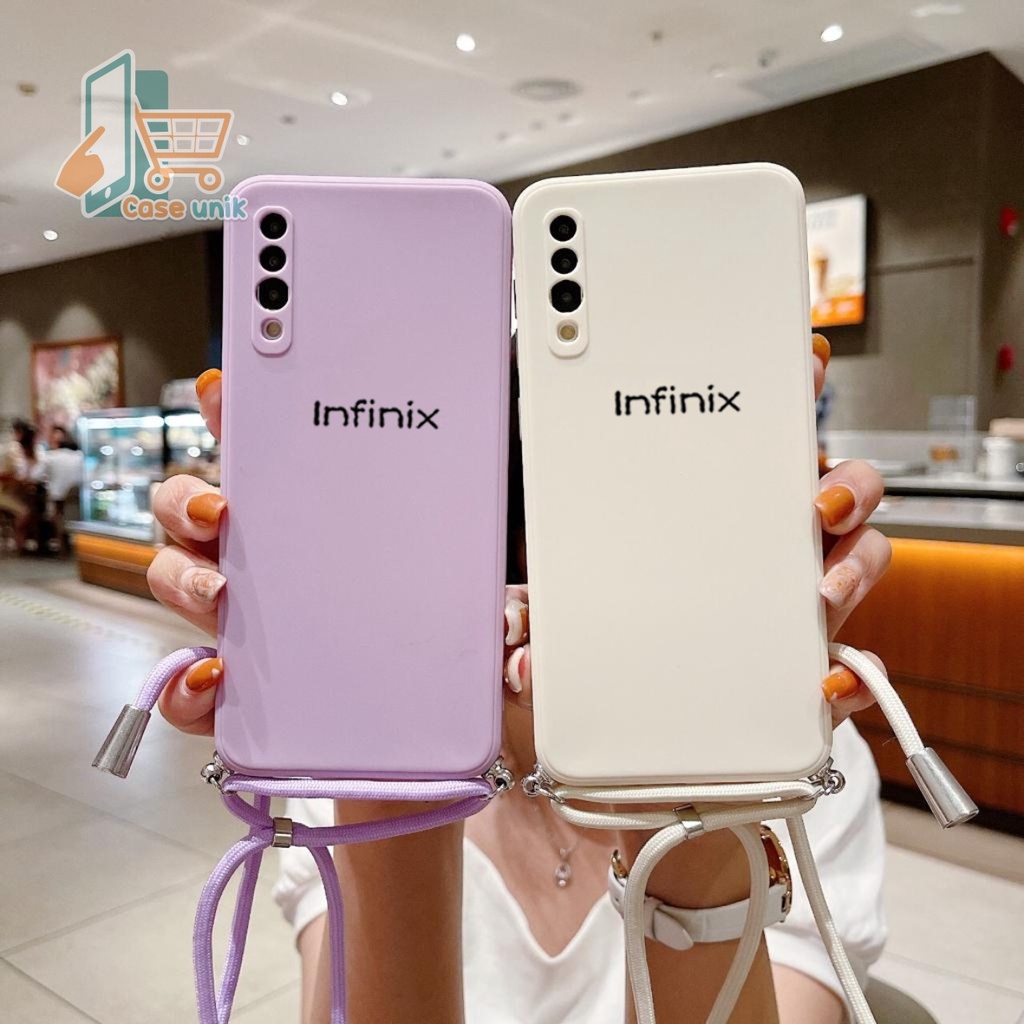 SOFTCASE SLINGCASE ORIGINAL SILIKON PELINDUNG KAMERA INFINIX SMART 4 5 NOTE 8 10 CS3914