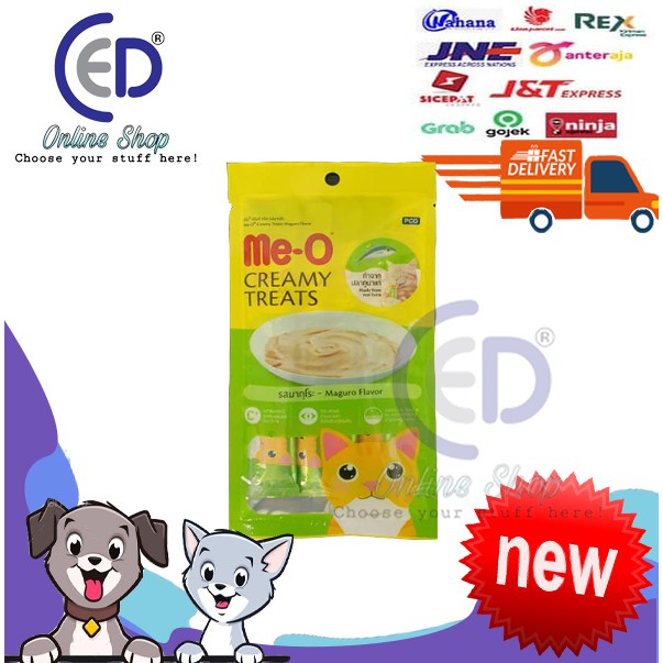 MAKANAN KUCING MEO CREAMY TREATS MAGURO 60GR