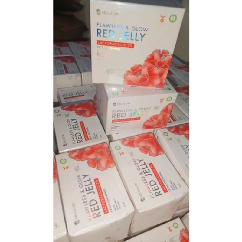 Ms glow red jelly new kemasan terbaru