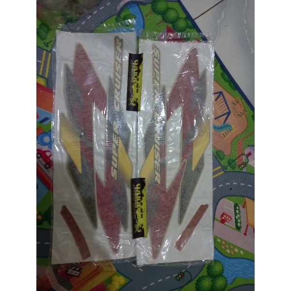 striping/stiker bodi honda tiger lawas 97-98 original laminasi nos