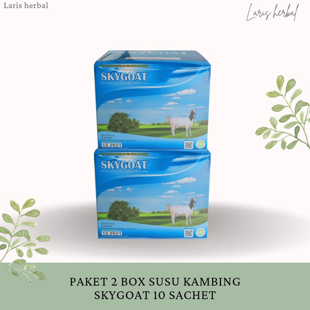 

PAKET PROMO 2 Box Susu Kambing Skygoat