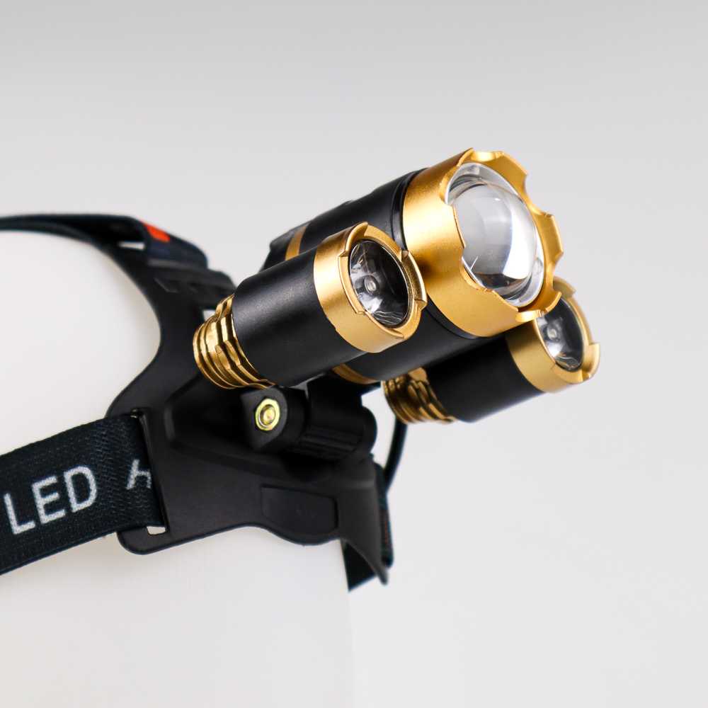 TaffLED Senter Headlamp Cree XM-L 3T6 10000 Lumens - IHT425H1