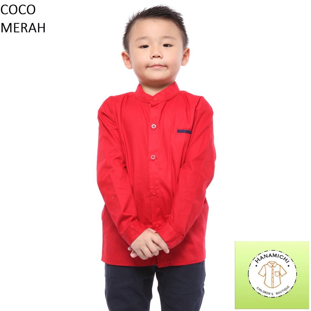 Hanamichi COCO Kemeja Anak Lengan Panjang