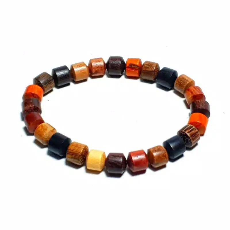 Gelang Kayu Bertuah 11 Jenis kayu Bentuk Tabung kayu Johar Stigi Nibun