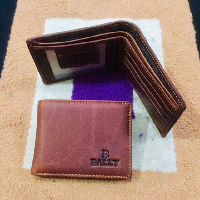 Dompet keren lipat dua horizontal bahan kulit asli berkualitas import model #dompet #dompetpria #dompetkulit